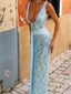 Nia Maxi Elbise Bebe Mavi